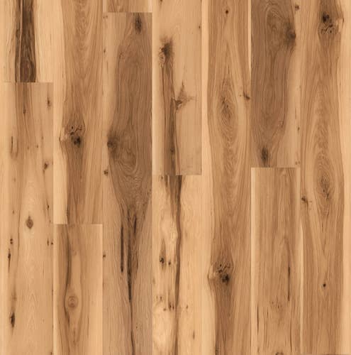 Sample of Desert Haze flooring, with varying golden-brown tones and defined knots