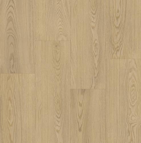Sample of Oakridge Antique Linen, a clean beige luxury vinyl plank with natural woodgrain and texture