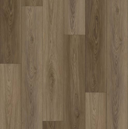 Sample of Old World Hazelnut Harvest, a chocolate brown vinyl plank option
