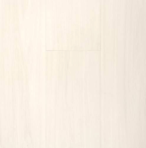Sample of Studio grove White Glove, a white laminate with subtle woodgrain texture and a smooth, clean look