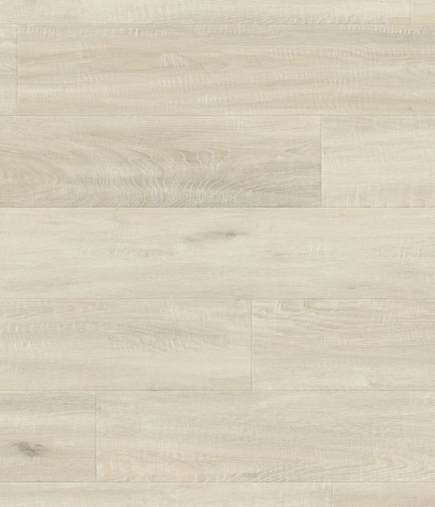 Sample of Cotton Oak, a luxury vinyl plank with white, cream, and gray color variation, and woodgrain texture