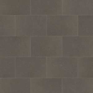 Sample of LVT Bern Stone, a medium gray concrete look tile with blue undertones