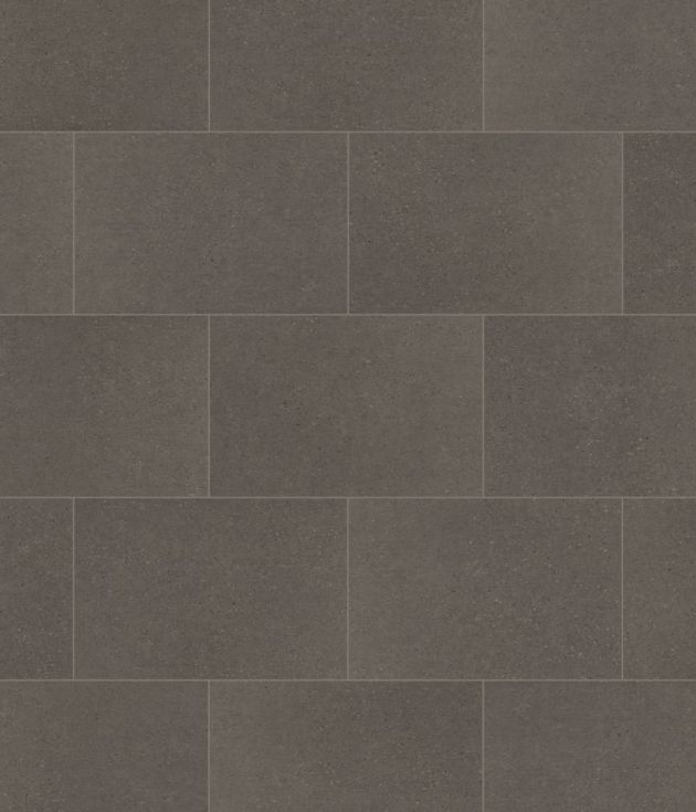 Sample of LVT Bern Stone, a medium gray concrete look tile with blue undertones