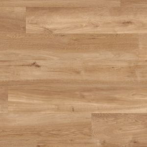 French Oak luxury vinyl plank sample showing warm, light blonde woodgrain pattern