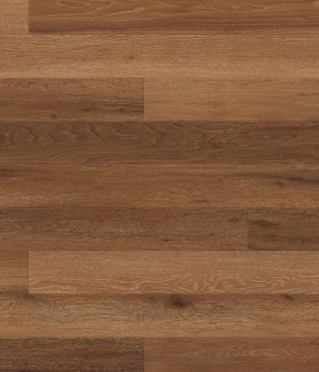 Sample of Golden Kent Ash, a brown wood-look LVP with golden undertones, with realistic woodgrain texture and detail