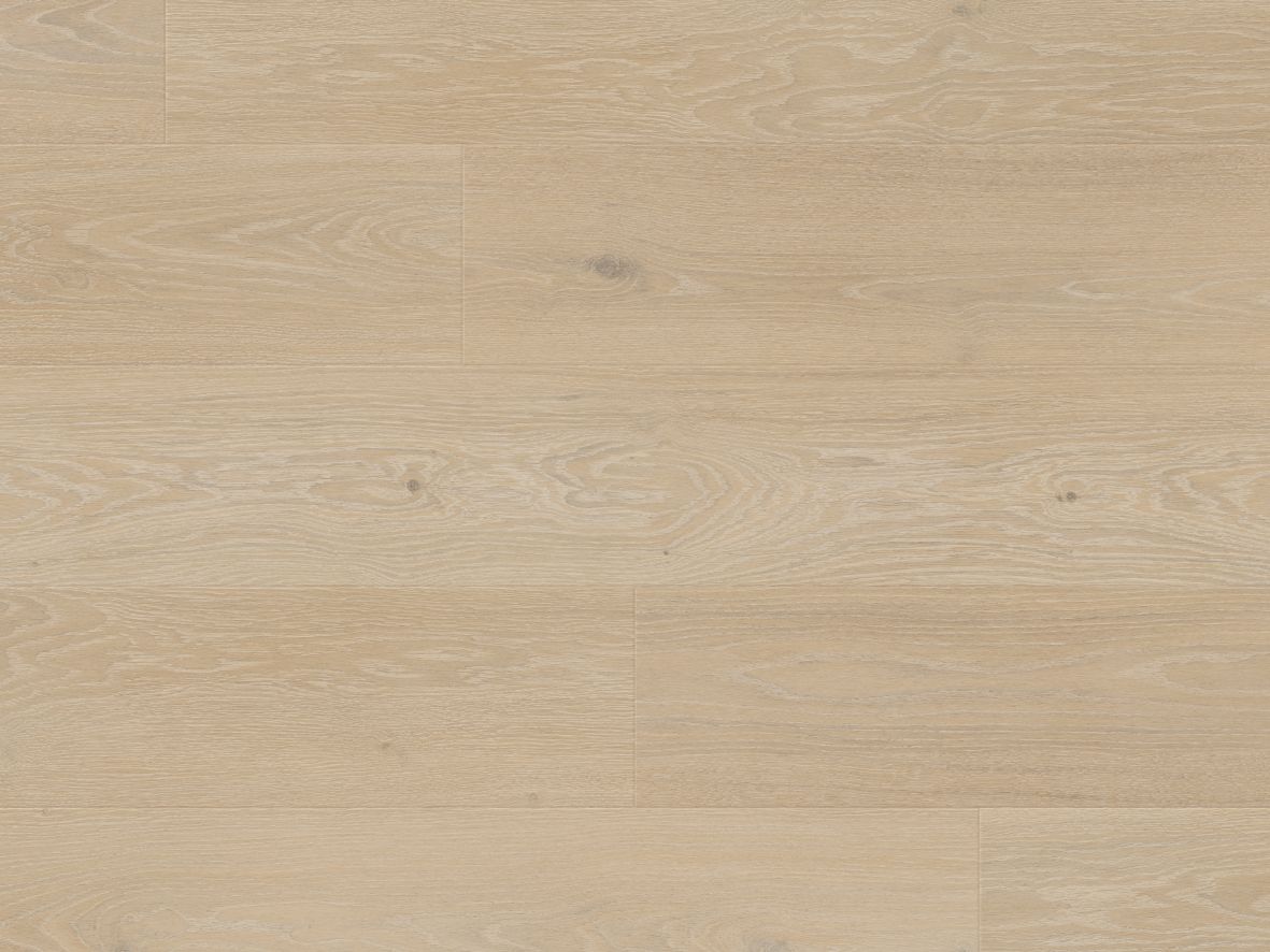 Sample of Pale Artisan LVP, a taupe woodgrain pattern with delicate grains and knots