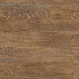 Hessian Oak LVP sample showing lime-washed brown toned woodgrain design with grain detailing