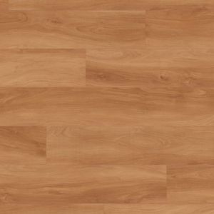 Jatoba LVP sample illustrating reddish brown tones, delicate grain patterns, and a matte finish